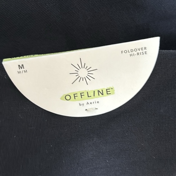 NWT OFFLINE Aerie OG Foldover Hi-Rise Super Flare Leggings - Picture 9 of 10